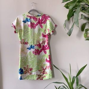 See by Chloe 100% silk dress. Tropical print. Sz 2